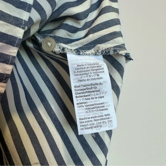 Madewell Hilltop Shirt in Savin Stripe - Picture 12 of 13